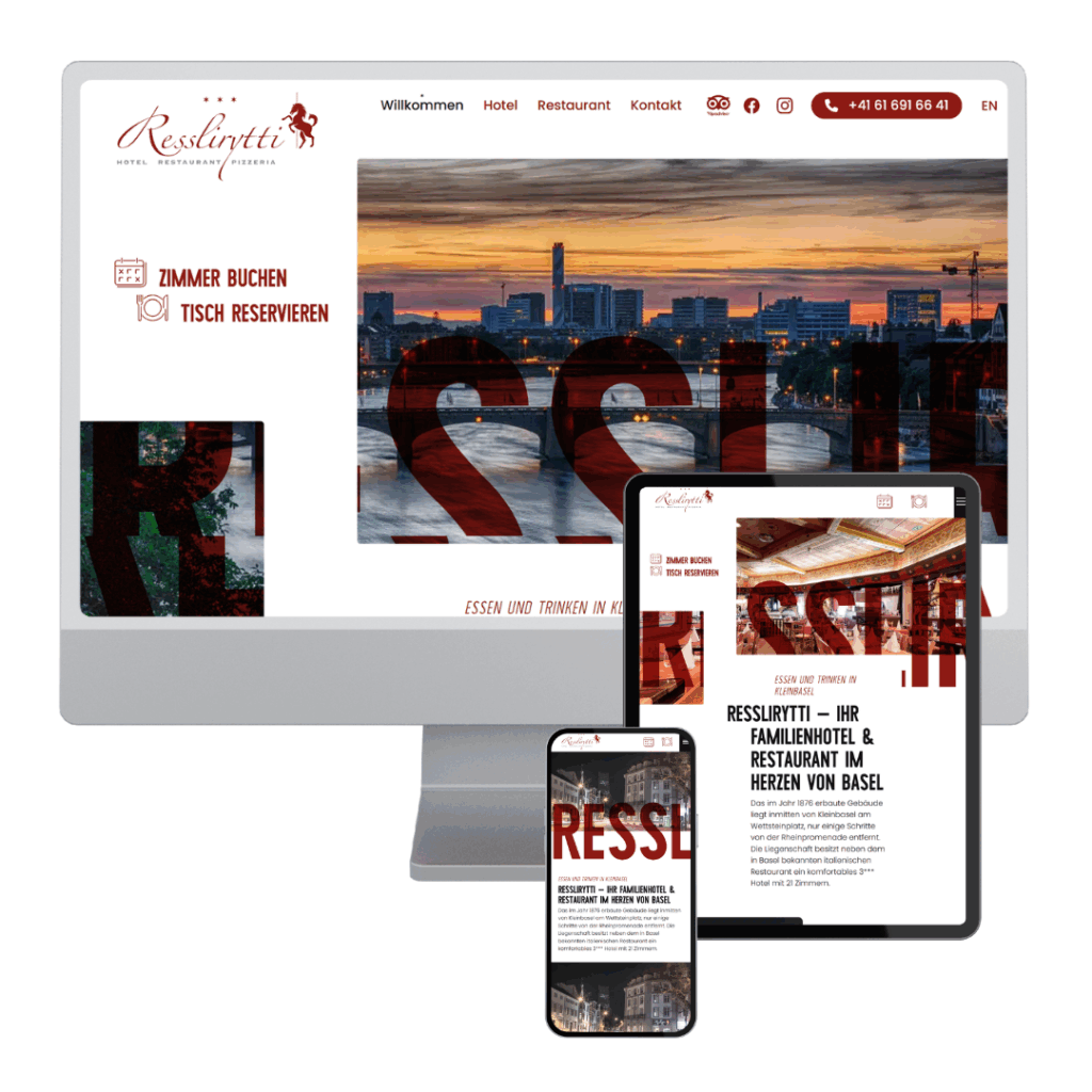 Neue WordPress Webseite resslirytti.ch