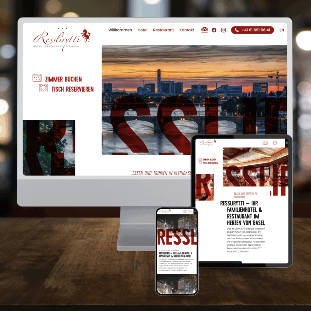 Neue WordPress Webseite resslirytti.ch