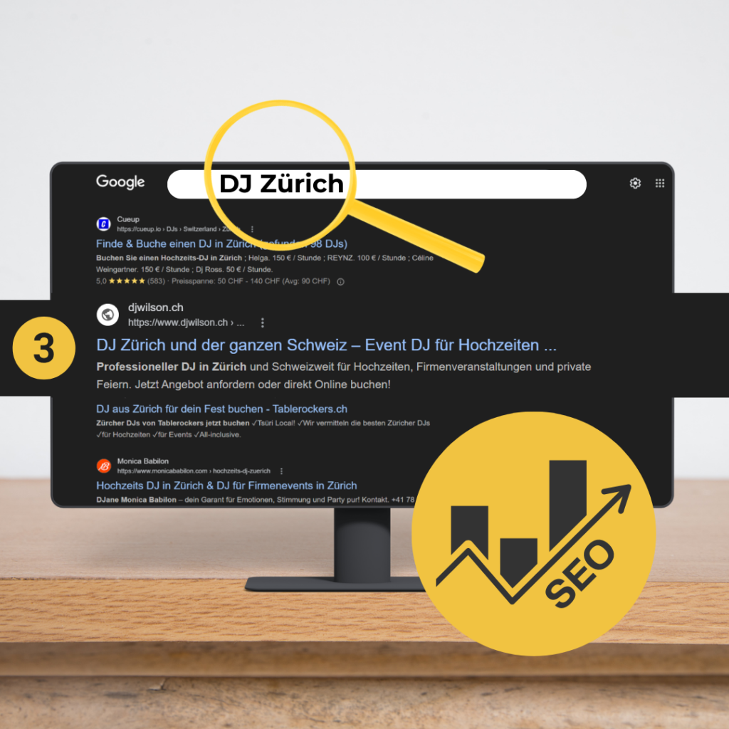 Suchmaschinenoptimierung djwilson.ch